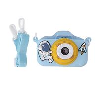 Cámara para Niños, Cámara Recargable para Niños Pequeños, Juguete de Grabación de Vídeo Temporizado de 20MP para Niños y Niñas (Blue)