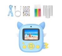 Cámara para Niños Instante Grabación 1080P Pantalla De 2 7 Pulgadas Batería De 800 MAh Regalo Creativo Fotografía Educativa Cámara con Impresión Instantánea con
