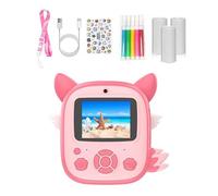 Cámara para Niños Instante Grabación 1080P Pantalla De 2 7 Pulgadas Batería De 800 MAh Regalo Creativo Fotografía Educativa Cámara con Impresión Instantánea con