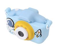 Cámara para Niños, Juego Inteligente Reconocimiento Facial Interesante Cámara para Niños Pequeños 2in 20MP Enfoque Automático para Niños (Azul)