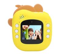 Cámara para Niños, Linda Cámara Instantánea de Caricatura de Mono de Dibujos Animados con FHD de 48MP, Pantalla a Prueba de Luz Solar HD de 2 Pulgadas, 2 Rollos de Papel