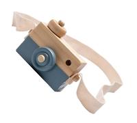 Cámara para niños, madera de 10 cm, 10 x 5 x 5 cm, cámara de juguete realista de madera con correa, juego de simulación educativa, juego de rol, jardín de infantes, preescolar, hogar, guardería, sala