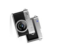 Cámara pequeña 1080P Grabadora de vídeo Llavero Videocámara Digital Pantalla LCD de 0.96 pulgadas Portátil Pequeño para Viajes/Vlog Vintage Digital para Estudiantes