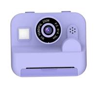 Cámara Polaroid, Cámara De Impresión Instantánea para Niños, Cámaras Duales HD De 4800mp, Pantalla IPS De 2, 4 Pulgadas, Polaroid Digital para Niños, Púrpura