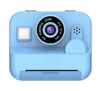 Cámara Polaroid, Cámara De Impresión Instantánea para Niños, Digital De Doble Lente De 48mp con Pantalla IPS De 2.4in, Impresión Térmica 3s, Batería De 1300mah, Azul