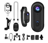 Cámara portátil - Cámara Deportiva al Aire Libre | Dispositivo Vlog portátil Impermeable Gran Angular de 170° para Deportes Moto Senderismo Viaje al Aire Libre