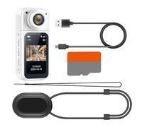 Cámara POV genérica, Hands- Thumb Action Camcorder, Compact HD Sports Camera, 180° Wide-Angle Lens, 2,7 k Alta Resolution Video, Travel Pet Walking Baby Cycling, 2,56 x 0,98 x 0,98 pulgadas