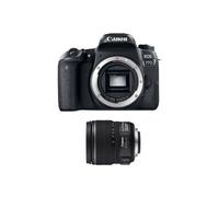 Cámara réflex - CANON - EOS 77D - Objetivo EF-S 15-85mm f/3.5-5.6 IS - Sensor APS-C - Pantalla táctil orientable