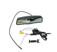 Cámara Reserva Coche Monitor De Espejo Retrovisor Digital Coche De 9,66 Pulgadas Pantalla Completa AHD 1080P Ajuste Automático del Brillo De Pantalla(RCA Connector)