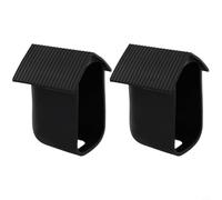 Cámara resistente a la intemperie y al polvo para exteriores para cámaras de seguridad protectoras 2c Plus 2c Pro, paquete de 2 carcasas de silicona (negro)