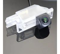 Cámara Respaldo Cámara De Vista Trasera Coche AHD FishEye 170 ° HD para Peugeot 308 T9 5D Hatchback 4D Sedan 2013~2019(Black c)