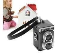Cámara Retro - Cámara DSLR Para Casa De Muñecas, Modelo De Cámara Vintage | Decoración, Objetos De Escena De Fotografía, Ornamento De Cámara