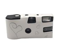 Cámara retro de 35 mm de uso único, función de luz intermitente, cámara vintage con películas a color para bodas, fiestas y bodas