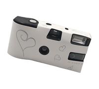 Cámara retro de 35 mm de uso único, función de luz intermitente, cámara vintage con películas a color para bodas, fiestas, narración de historias, película desechable