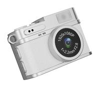 Cámara retro de bolsillo de 38 mm, diseño compacto, 1080P con pantalla a color, ligera, dispositivo de aventura, cámara vintage