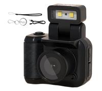 Cámara retro pequeña, videocámara vintage de 1080p, cámara digital portátil de viaje, videocámara vintage compacta multifuncional para niños y niñas