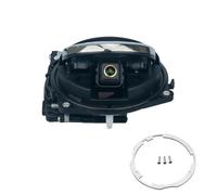 Cámara Reversa Auto para Polo 6C para 6R para 2009-2018 170 ° HD AHD 1080P Insignia Flip Emblem Cámara De Respaldo Visión Trasera(CV*BS-Trajectory)