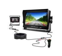 Cámara Reversa Cámara visión Trasera para vehículos recreativos con Pantalla LCD 7 Pulgadas para Asistencia estacionamiento en autobuses y Otros Grabadora Conducción