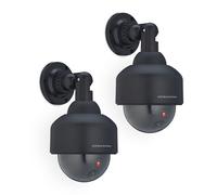 Cámara seguridad falsa Videocámara de pega 2 cámaras videovigilancia mentira