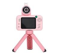 Cámara Selfie para Niños, Lente de 180° con Pantalla IPS de 2,4 Pulgadas, Cámara Digital Portátil Recargable para Niños, Divertido Juego de Fotografía (32G)