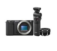 Cámara Sony Vlogging ZV-E10 + 16-50mm + Empuñadura Bluetooth Vlogging GP-VPT2BT