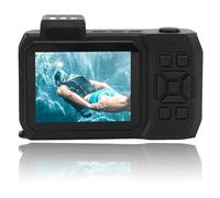 Cámara Subacuática 4K, Cámara Digital con Zoom óptico 10X, Enfoque Automático con Pantalla Dual de 2,88 Pulgadas y 1,44 Pulgadas, Cámara Impermeable de 65 MP y 33 Pies, (Black)