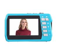 Cámara Subacuática 4K Cámara Impermeable de 10 Pies, Cámara Selfie de Pantalla Dual con Enfoque Automático de 56 MP y Cámara de Disparo con Zoom de 16X, para Natación, Rafting,