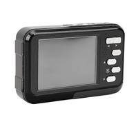 Cámara subacuática 4K de con 48 MP automático, pantalla, agua de 11 pies para esnórquel y emocionante al aire libre S (negro)