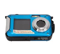 Cámara Subacuática, Cámara Digital con Cámara Digital de Alta Resolución 2.7K 48MP 10 Pies para Fotografía Al Aire Libre (Blue)
