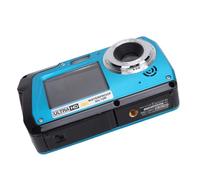 Cámara Subacuática de 10 Pies, Cámara de Acción 4K 56MP Zoom 16X Pantallas Duales Cámara Digital Impermeable de 1500 MAh para Nadar Rafting Surf