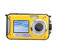 Cámara Subacuática de 2.7K, Cámara Impermeable de 11 Pies Cámara Subacuática Selfie de Pantalla Dual con Enfoque Automático de 48MP para Snorkel Cámara Digital Flotante Compacta