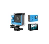 Cámara subacuática Ultra HD H9R 12MP 2 Pulgadas LCD 30M Impermeable 170D Control Remoto Bicicleta cámara de vídeo cámara Deportiva al Aire Libre(H9R 0ption4,Blauw)