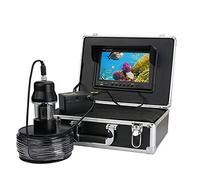 Cámara Submarina, 9 pulgadas DVR Finder de la cámara de video de la pesca submarina de la grabadora 38 LE Cámara giratoria DS de 360 grados 20m 50m 100m,Buscador de Peces(38 LEDs 50M cable)