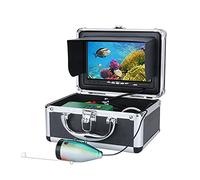 Cámara Submarina, HD 7 Cámara de pesca subacuática del buscador de peces pulgadas 108 0P 15M / 30M Cámara for Pesca de Hielo 15pcs Blanco LE DS + 15pcs IR LED(30 leds cable 30M)