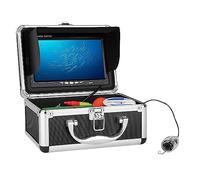 Cámara Submarina, Kit de cámara vídeo for Pesca submarina con buscador Peces, 6 uds. De Luces LED Monitor a Color 7 Pulgadas for en Hielo(IR LED 20M Cable)