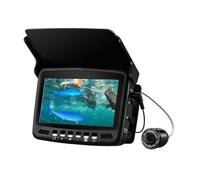 Cámara Submarina, Kit De Cámara Vídeo Pesca, Monitor LCD IPS 4,3 Pulgadas, Buscador Peces 1000TVL Para Hielo Submarino Invierno, Retroiluminación Encendido/apagado Resistente Al Agua(Camera 15m Cable)