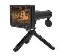 Cámara Telescópica Digital, Aumento de 50X, Telescopio Digital de Vídeo 1080P con Cámara, Grabadora de Fotografías y Vídeo con Pantalla LCD de 5 Pulgadas para Caza Al Aire Libre