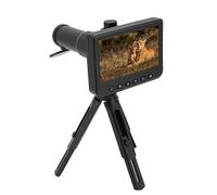 Cámara Telescópica Digital, Múltiples Métodos de Visualización Ampliación 50X Vídeo 1080P Cámara Telescópica LCD de 5 Pulgadas para Pesca Aventura Al Aire Libre para Niños