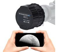 Cámara Telescópica WiFi, Ocular Electrónico Inalámbrico, Grabación de Vídeo 2K y Fotografía de 24 MP para Telescopios de 24 Mm a 50 Mm, para Astrofotografía, Observación de Aves