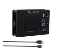 Cámara térmica infrarroja, luz visible B18 de doble visión, cámara infrarroja de imagen térmica de 32 x 24 con modos de visualización de fusión, batería recargable y transferencia de datos tipo C