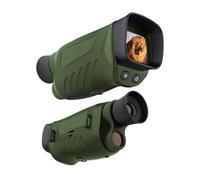 Camara Termica, Visor Nocturno, Telescopio portátil, Termico Monocular, 410m Rango de Detección, Camara Termografica Zoom, para Caza y Observación de Fauna 1 Tarjeta de Almacenamiento de 32 GB