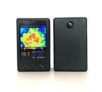 Cámara termográfica de mano con pantalla LCD de 2.4 pulgadas, cámara de imágenes infrarrojas para detección de -40 °C a 300 °C, transferencia de datos USB, compatible con