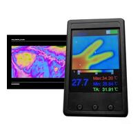 Cámara termográfica infrarroja LCD portátil de 2.4 pulgadas con rango de -40 °C a +300 °C, resolución de sensor de 24 x 32, transferencia de datos USB, para PCB, automoción y electr