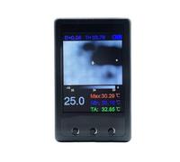 Cámara termográfica LCD portátil de 2.4 pulgadas con sensor IR de 24 × 32, rango de -40 °C a 300 °C, transferencia de datos USB y pantalla ajustable de color para