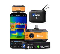 Cámara termográfica para iPhone y Android Thermal Master P1 Cámara infrarroja X³ IR Resolución 320 x 240, -20 ℃ - 600 ℃ HVAC Inspección 15x Zoom, Naranja