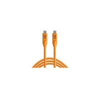 Cámara TETHER TOOLS Câble USB-C a USB-C TetherPro CUC15 - Naranja 4.60m