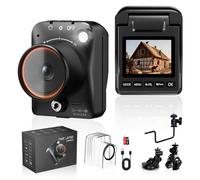 Cámara Time Lapse, Cámara Timelapse para Exteriores Vídeos MP4 1296P y Fotos 48MP, 180 Días De Grabación con Luz LED, Gran Angular 110°, Ideal para Construcción, Plantas y Cocina(Tarjeta de 64GB)