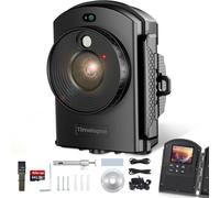 Cámara Timelapse para Exteriores con Tarjeta de 64 GB, 1080P AVI Videos y Fotos Time Lapse Camera de Grabación de 180 Días, Cámara de Lapso de Tiempo con Posicionamiento IR para Construcción, Plantas