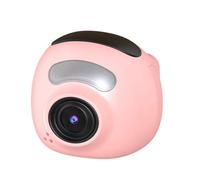 Cámara transportable rosa de 720P con superposiciones creativas integradas, acción simple de toque, excelente cámara transportable para adolescentes