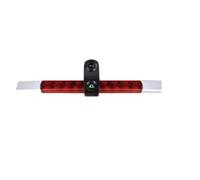 Cámara Trasera Camara para Hella 2DA 343 106-201 con Monitor Espejo 7" Freno Doble Lente Cámara Visión Trasera Marcha Atrás con Todos Los Vehículos Planos.(No. 1 Bracket Kit)